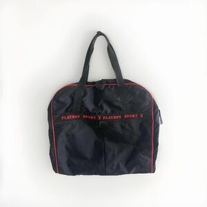 Vintage Rare PLAYBOY Sport Black Red Travel Garment Bag